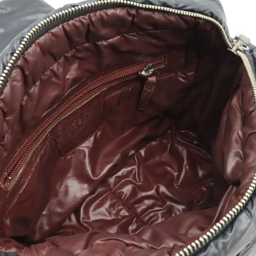 CHANEL シャネル コココクーン マトラッセ スモールメッセンジャー ショルダーバッグ 斜め掛け ナイロン レザー ブラック 黒 | CHANEL | 06