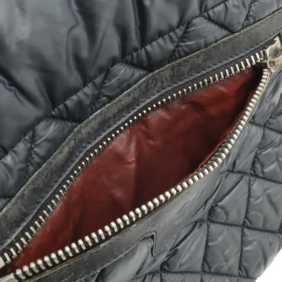 CHANEL シャネル コココクーン マトラッセ スモールメッセンジャー ショルダーバッグ 斜め掛け ナイロン レザー ブラック 黒 | CHANEL | 07