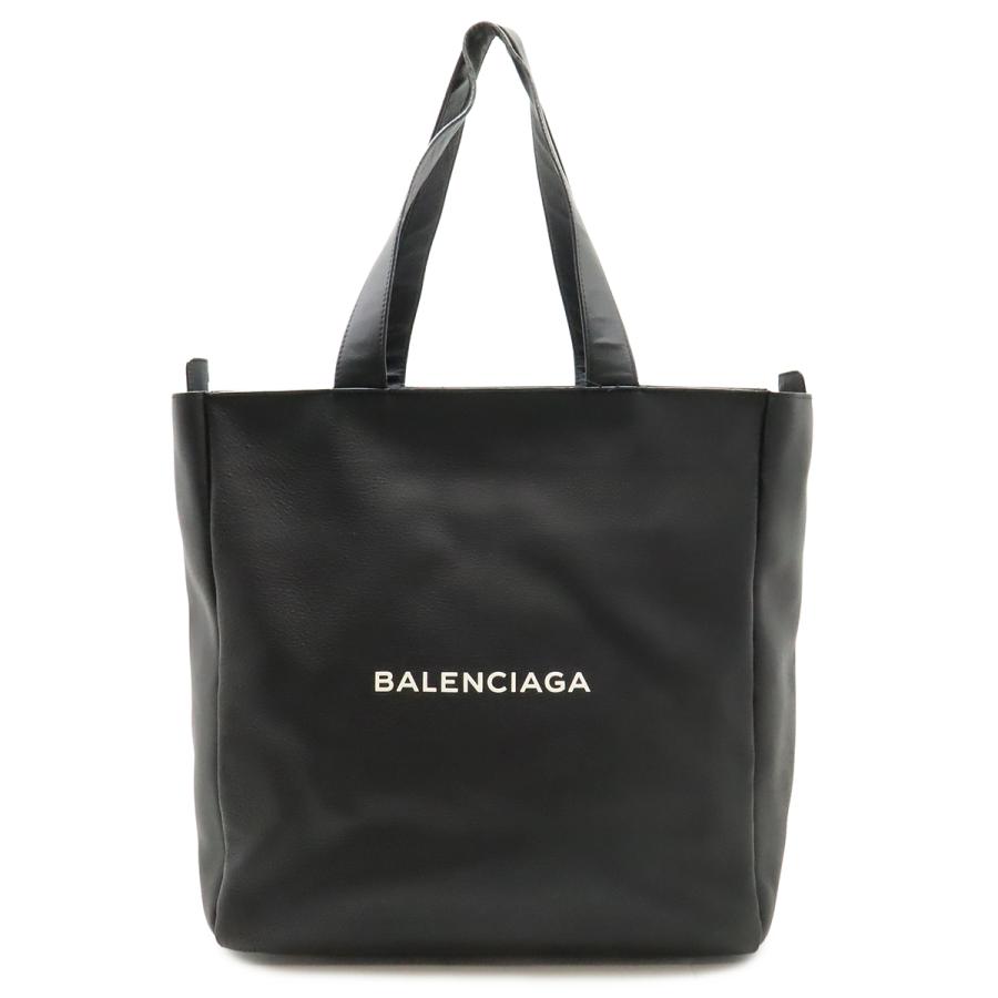 BALENCIAGA バレンシアガ エブリデイ ラージ トート トートバッグ ショルダーバッグ セミショルダー 肩掛け レザー ブラック 黒 504980 | BALENCIAGA