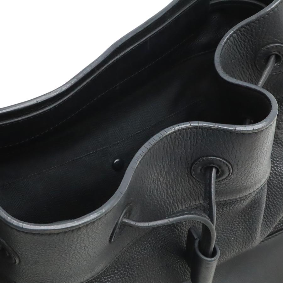 LOEWE ロエベ ミッドナイト バケット ショルダーバッグ 2WAY ハンドバッグ 巾着型 レザー ブラック 黒 ゴールド金具 327.12KR99 | LOEWE | 05