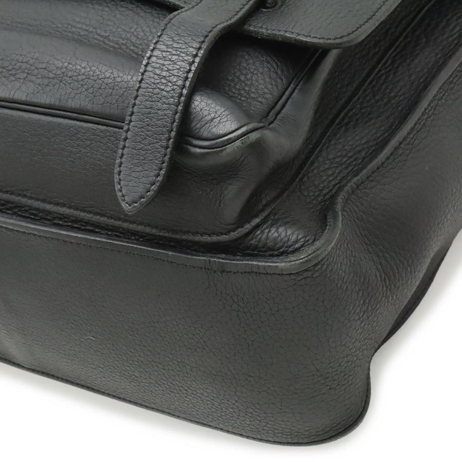 HERMES エルメス スティーブ ブザス35 ショルダーバッグ 斜め掛け トリヨンクレマンス レザー ブラック 黒 シルバー金具  K刻印 | HERMES | 02