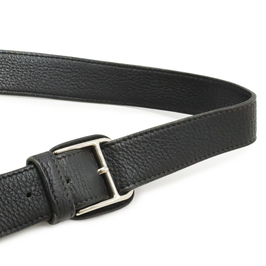 HERMES エルメス スティーブ ブザス35 ショルダーバッグ 斜め掛け トリヨンクレマンス レザー ブラック 黒 シルバー金具  K刻印 | HERMES | 04