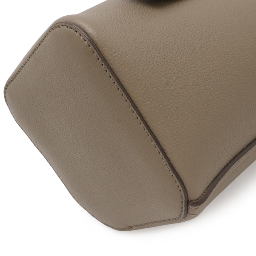 LOEWE ロエベ ペブル バケットバッグ ミニ ハンドバッグ 2WAY ショルダーバッグ カーフスキン レザー グレージュ ゴールド金具 | LOEWE | 02