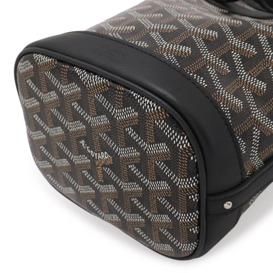 GOYARD ゴヤール プティフロミニ バケットバッグ ハンドバッグ 2WAY ショルダーバッグ コーティングキャンバス レザー ブラック 黒 | GOYARD | 02