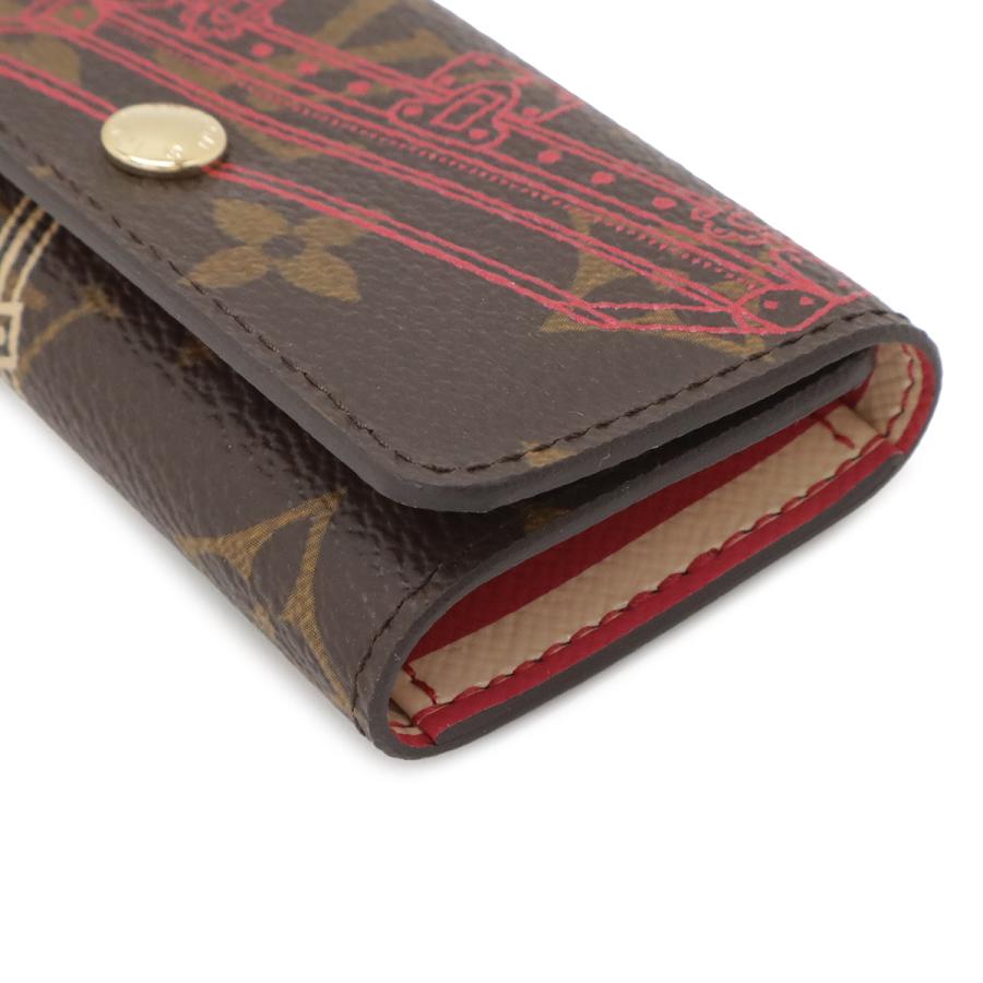 LOUIS VUITTON ルイ ヴィトン モノグラム ミュルティクレ4 4連キーケース トランクイラスト 2014年クリスマス限定 M58509 | LOUIS VUITTON | 02
