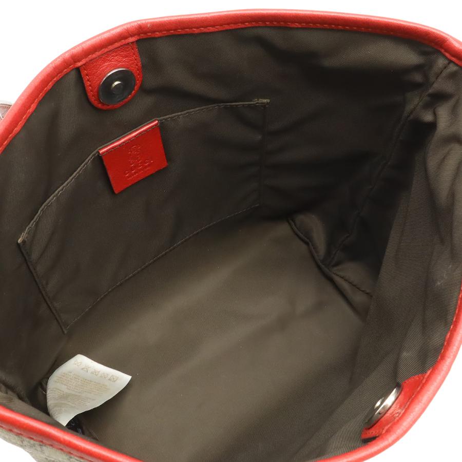 GUCCI グッチ マイクロGG チルドレンズ キッズライン トートバッグ ミニトート ハンドバッグ PVC レザー ベージュ レッド 赤 388711 | GUCCI | 04