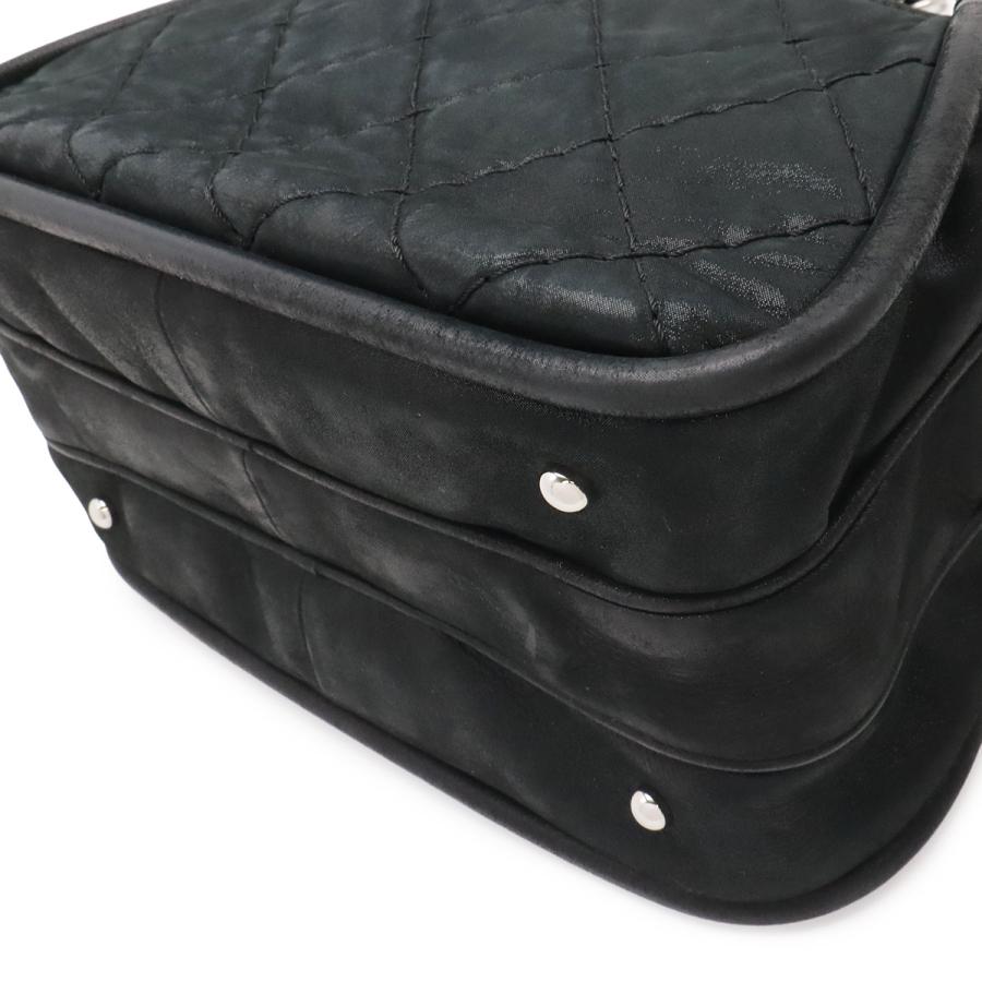 CHANEL シャネル ワイルドステッチ ハンドバッグ 2WAY チェーンショルダー ショルダーバッグ スパークルレザー ラメ ブラック 黒 | CHANEL | 02
