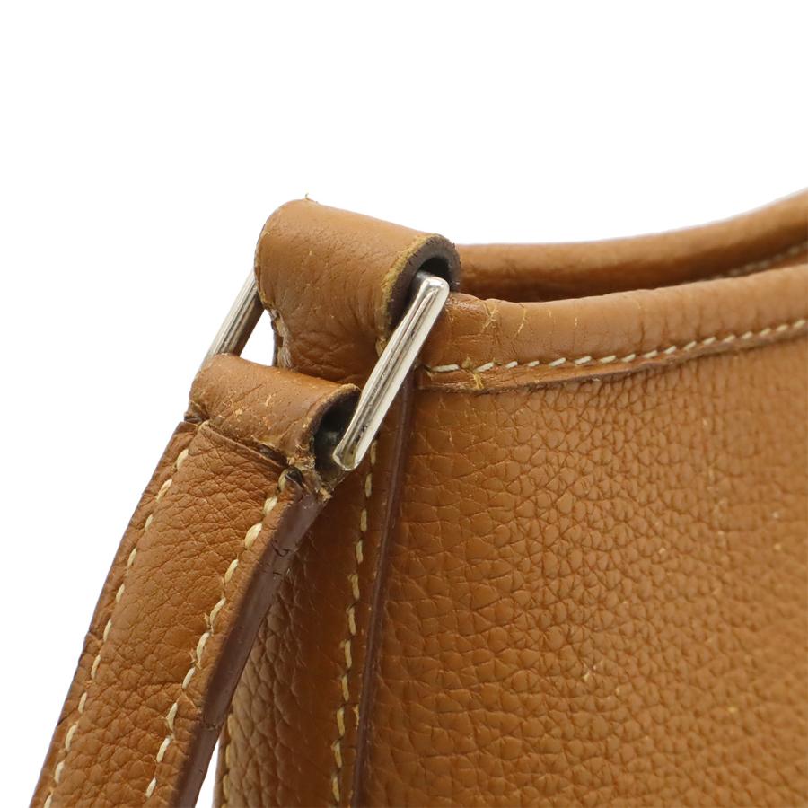 HERMES エルメス ベルランゴPM ショルダーバッグ ワンショルダー セミショルダー ヴォーエプソン レザー ブラウン 茶 シルバー金具 | HERMES | 08