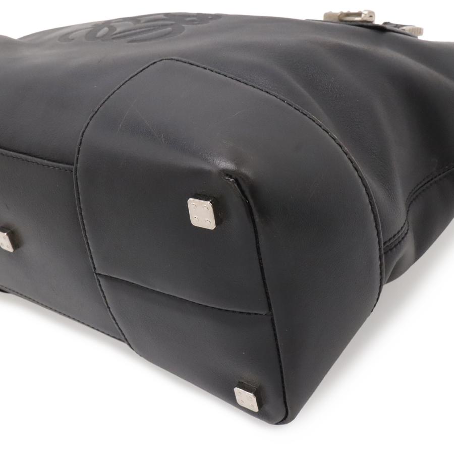 LOEWE ロエベ アナグラム アマソナ フスタ ハンドバッグ トートバッグ レザー ブラック 黒 シルバー金具 311.62.028 | LOEWE | 02