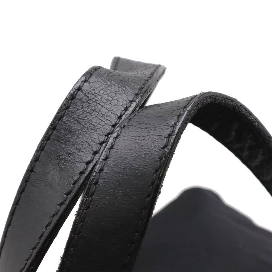 PRADA プラダ トライアングルロゴ ミニボストンバッグ ショルダーバッグ トートバッグ ナイロン エナメル NERO 黒 ブラック シルバー金具 | PRADA | 06