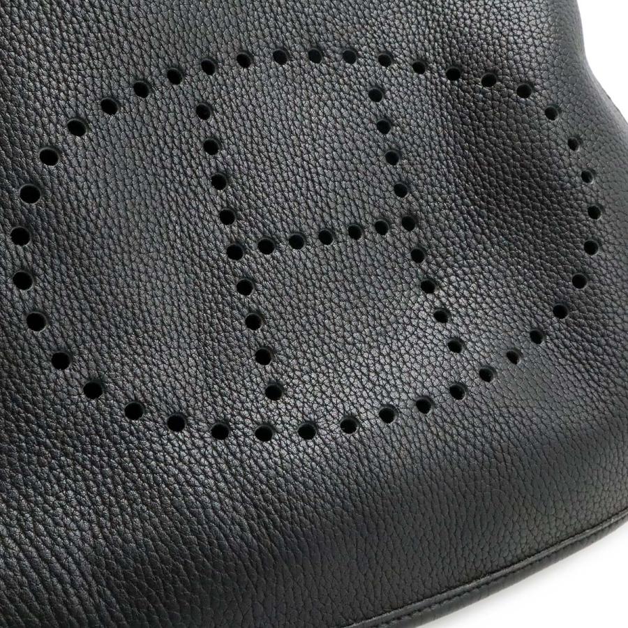 HERMES エルメス エヴリンI エブリン エブリン 1 GM ショルダーバッグ トゴ レザー ブラック 黒 ゴールド金具 □A刻印 | HERMES | 08