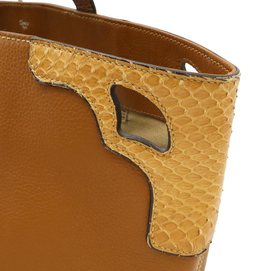 Cartier カルティエ マルチェロ ドゥ カルティエ パイソン 蛇 トートバッグ ショルダーバッグ 肩掛け レザー ブラウン 茶 | Cartier | 04