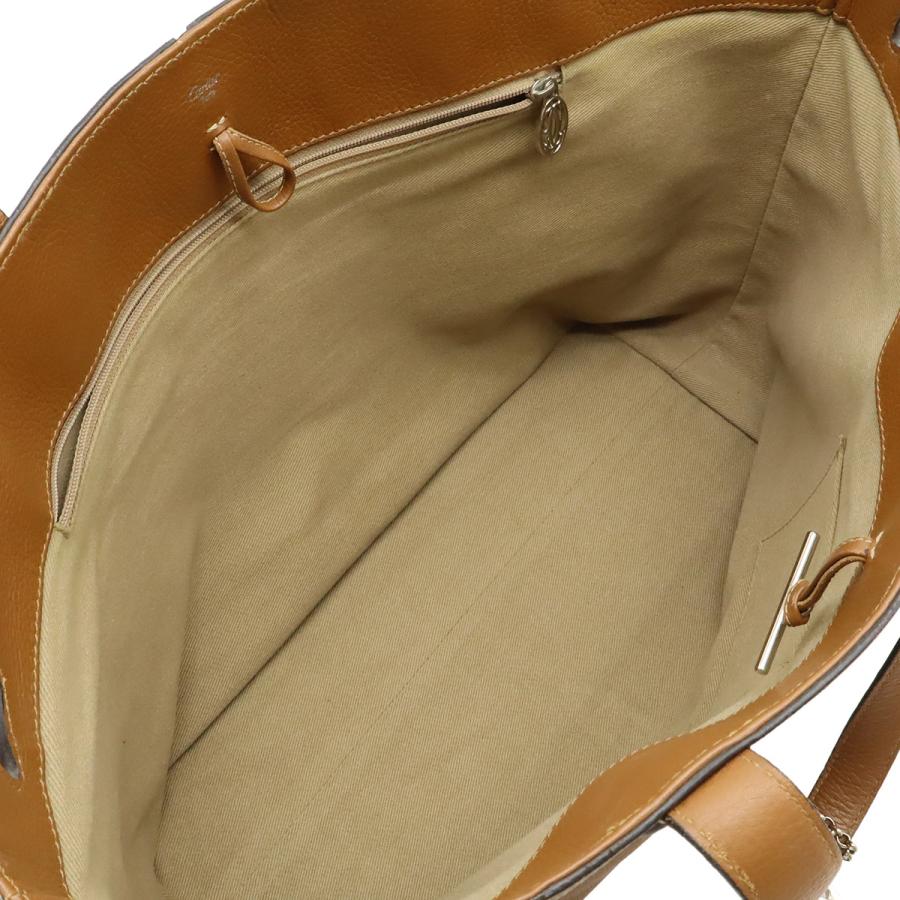 Cartier カルティエ マルチェロ ドゥ カルティエ パイソン 蛇 トートバッグ ショルダーバッグ 肩掛け レザー ブラウン 茶 | Cartier | 05
