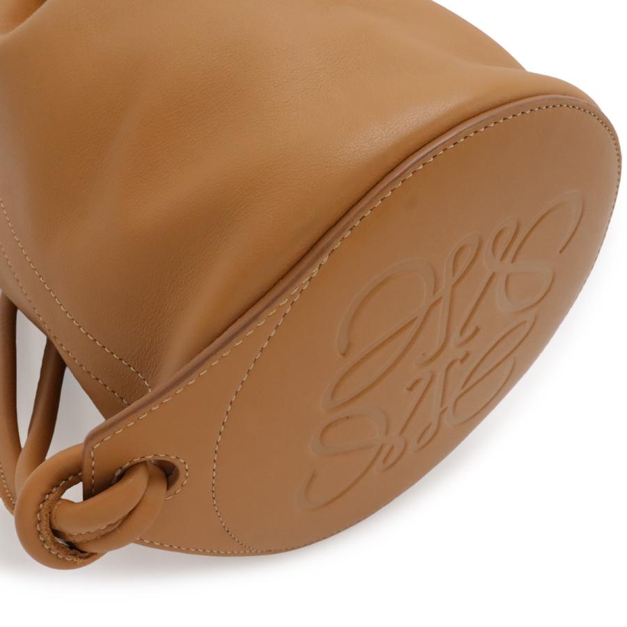 LOEWE ロエベ セーラーバッグ スモール ドローストリング バケットバッグ ショルダーバッグ 巾着型 レザー ウォームデザート ブラウン | LOEWE | 02