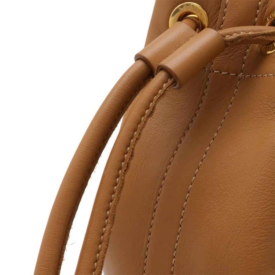 LOEWE ロエベ セーラーバッグ スモール ドローストリング バケットバッグ ショルダーバッグ 巾着型 レザー ウォームデザート ブラウン | LOEWE | 04