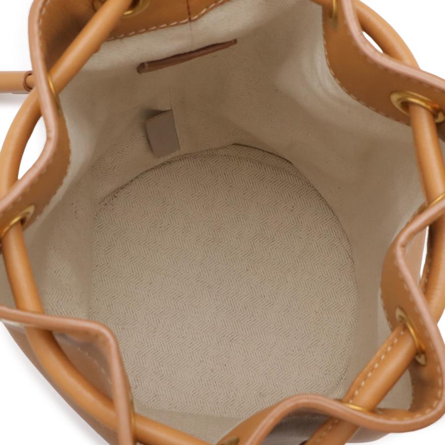 LOEWE ロエベ セーラーバッグ スモール ドローストリング バケットバッグ ショルダーバッグ 巾着型 レザー ウォームデザート ブラウン | LOEWE | 05
