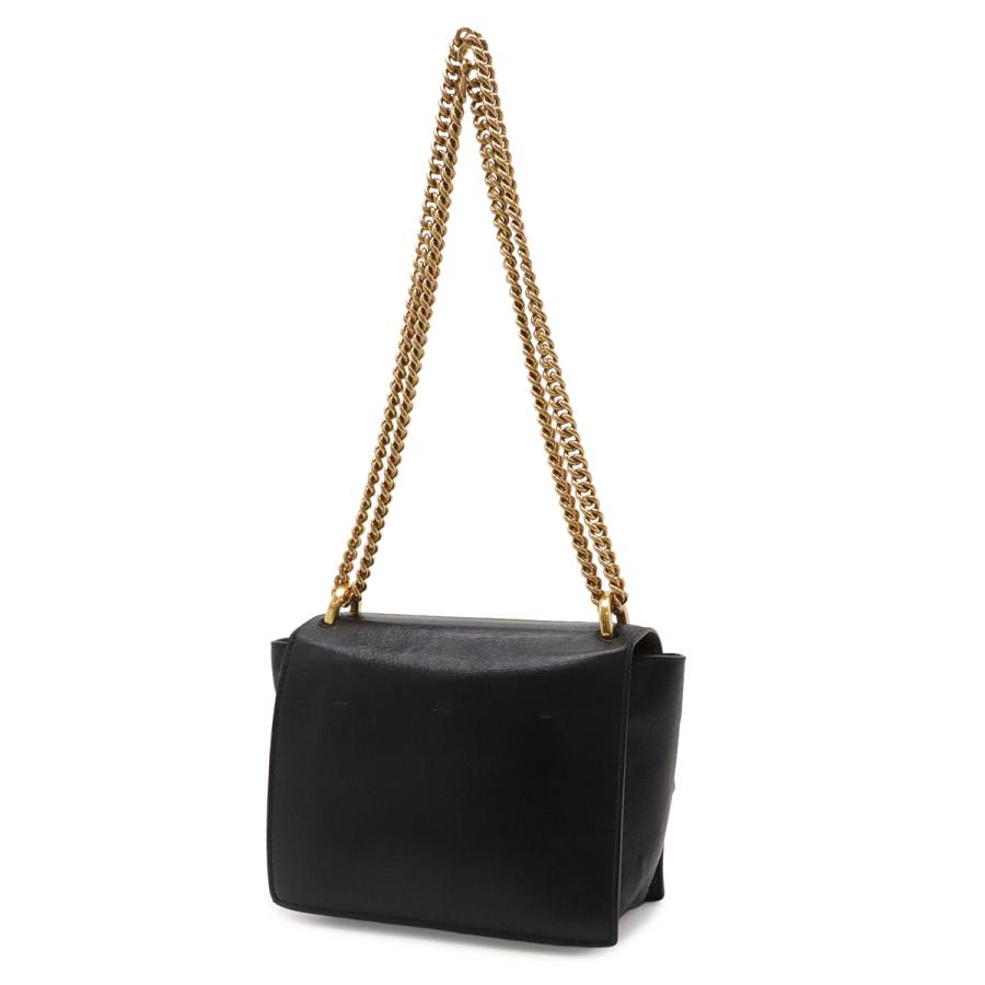 FENDI フェンディ キャンユー チェーンショルダー ショルダーバッグ ポシェット レザー ブラック 黒 ゴールド金具 8BT312 | FENDI | 01