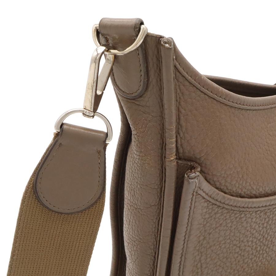 HERMES エルメス エヴリン エブリン 3 III GM ショルダーバッグ 斜め掛け トゴ レザー エトゥープ グレージュ シルバー金具 □L刻印 | HERMES | 03