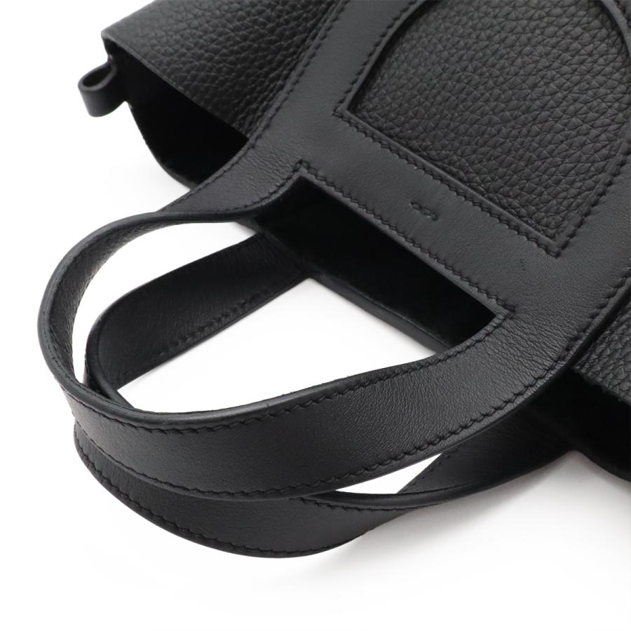 HERMES エルメス インザループ18 ハンドバッグ トートバッグ トゴ レザー ブラック 黒 ゴールド金具 U刻印 | HERMES | 03