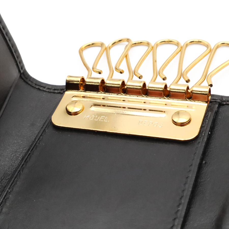 Salvatore Ferragamo サルヴァトーレ フェラガモ ヴァラ リボン 6連キーケース レザー ブラック 黒 ゴールド金具 22-3056 |  | 07