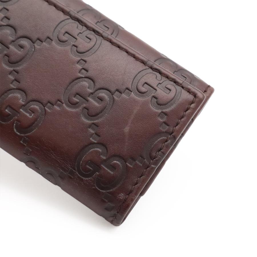 GUCCI グッチ グッチシマ GG柄 6連キーケース レザー ダークブラウン ゴールド金具 138093 | GUCCI | 07