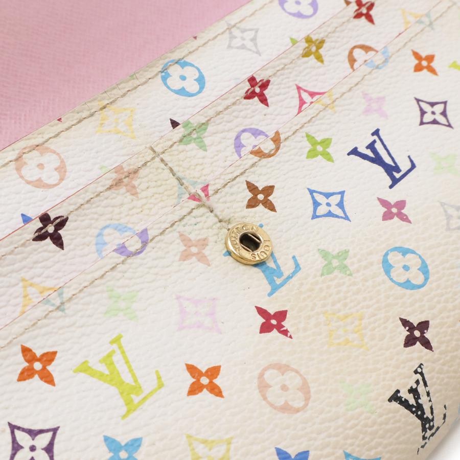 LOUIS VUITTON ルイ ヴィトン モノグラムマルチカラー ポルトフォイユ サラ 2つ折長財布 二つ折り長財布 ブロン 白 ホワイト リッチ | LOUIS VUITTON | 08