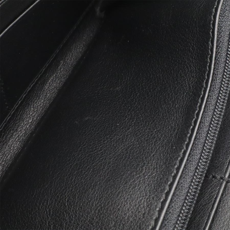 GUCCI グッチ マイクログッチシマ ラウンドファスナー 長財布 レザー ブラック 黒 ゴールド金具 アウトレット品 449391 | GUCCI | 07