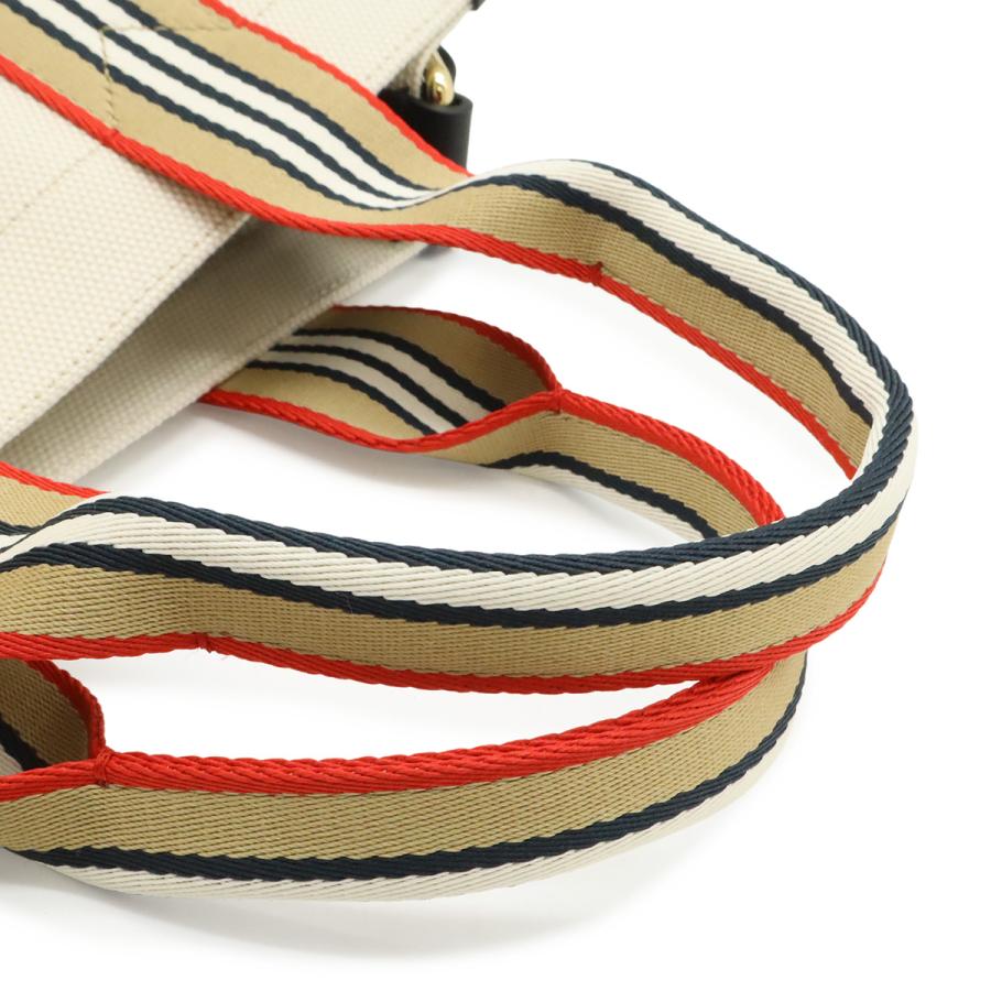 BURBERRY バーバリー スモール アイコンストライプトリム キャンバストート トートバッグ 2WAY ショルダーバッグ ナチュラルベージュ | BURBERRY | 05