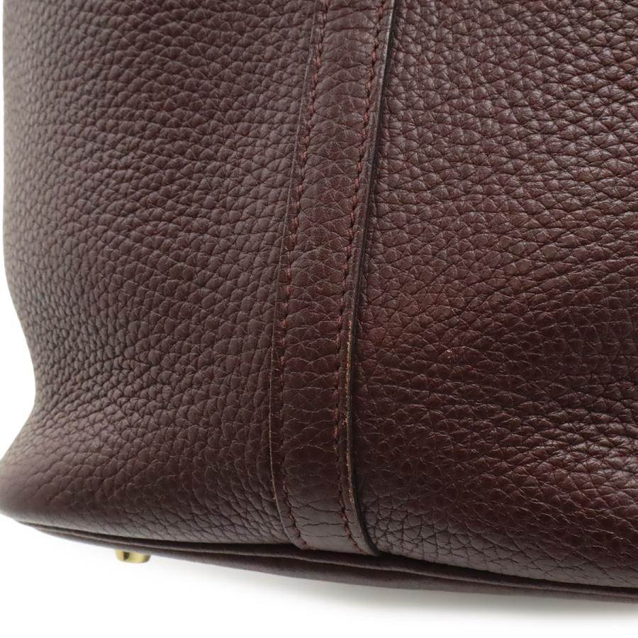 HERMES エルメス ピコタンロック 22 MM ハンドバッグ トリヨンクレマンス レザー ルージュアッシュ オレンジフィールド ゴールド金具 | HERMES | 08