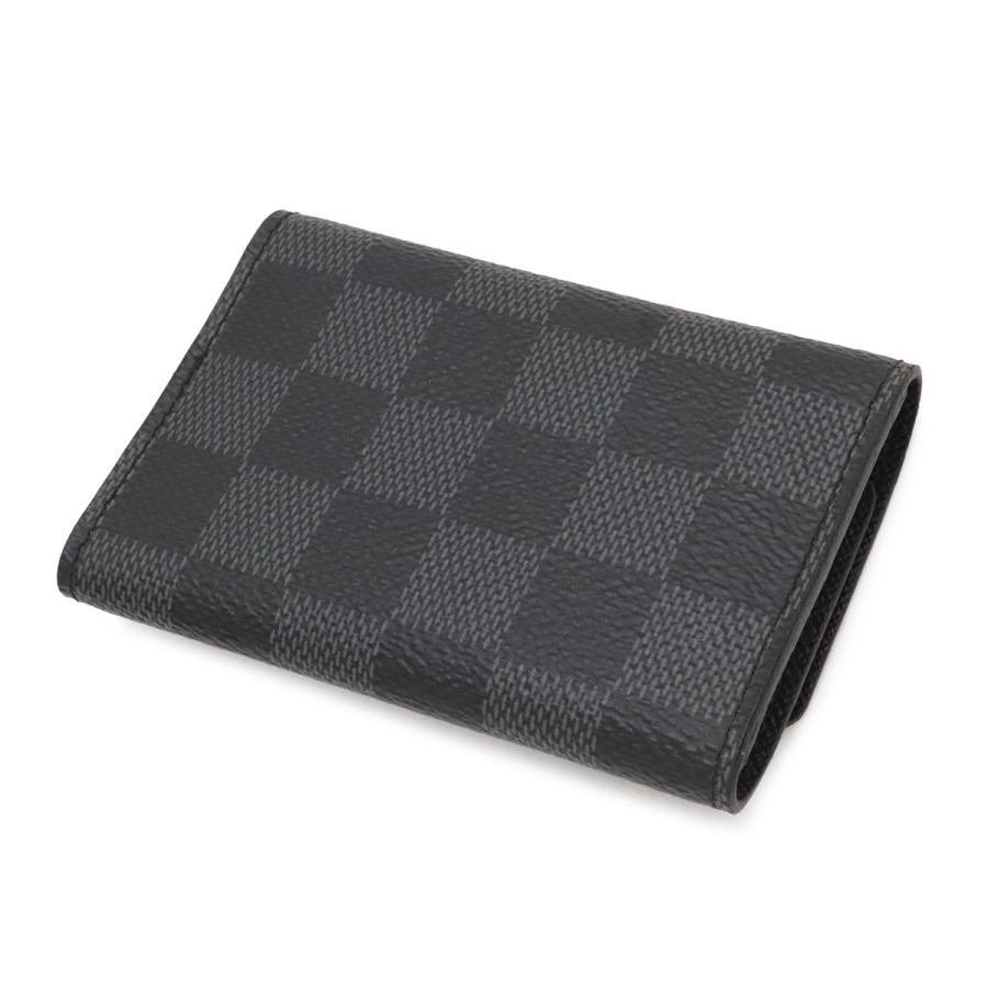 LOUIS VUITTON ルイ ヴィトン ダミエグラフィット ミュルティクレ6 6連キーケース シルバー金具 イニシャル入り N62662 LOUIS VUITTON（ルイ・ヴィトン） ルイ ヴィトン ダミエグラフィット