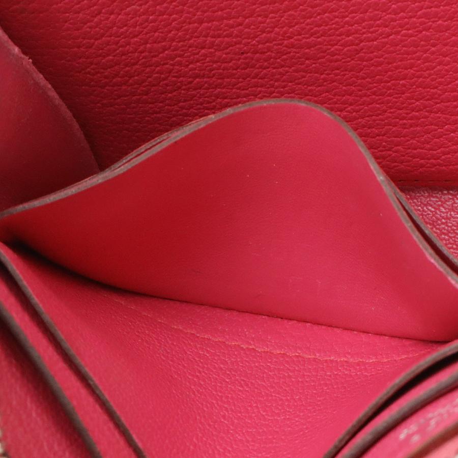 HERMES エルメス アザップロング オールレザー ラウンドファスナー 長財布 シェーブル レザー フューシャ ピンク シルバー金具 □B刻印 | HERMES | 07