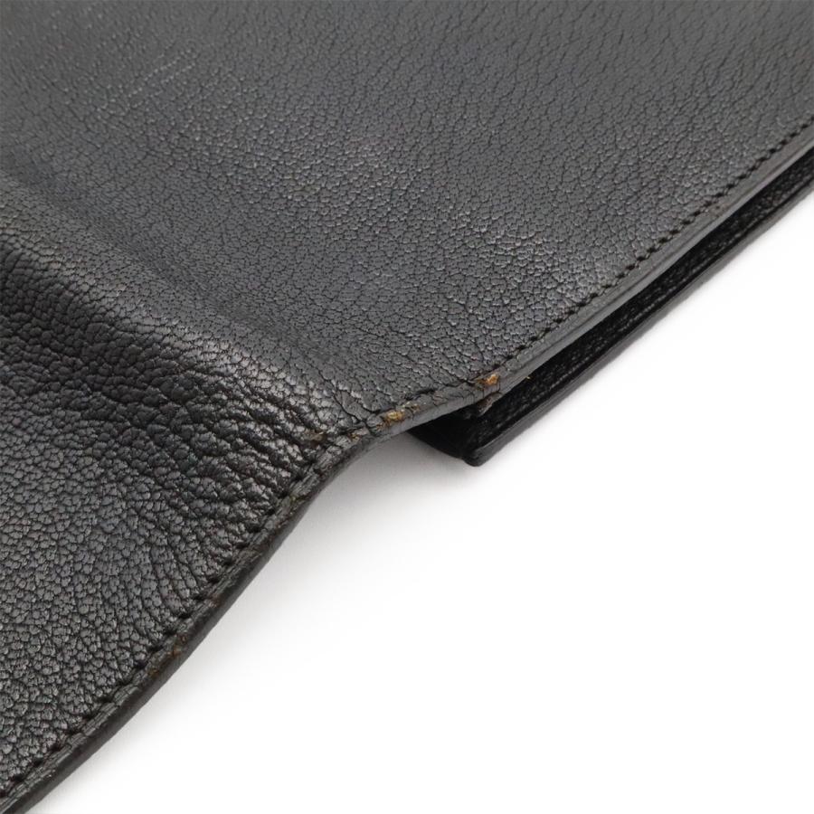 HERMES エルメス ポシェット リオ クラッチバッグ セカンドバッグ ビジネスバッグ シェーブル レザー ブラック 黒 シルバー金具 □C刻印 | HERMES | 04
