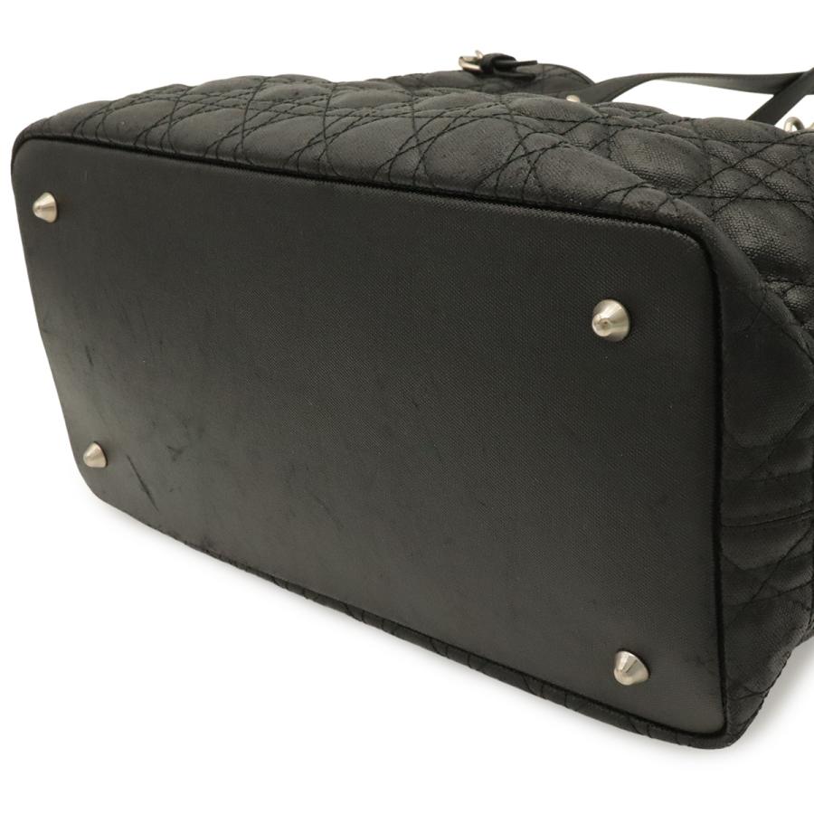 Christian Dior クリスチャン ディオール カナージュ パナレア トートバッグ ショルダーバッグ コーティングキャンバス ブラック | Christian Dior | 02