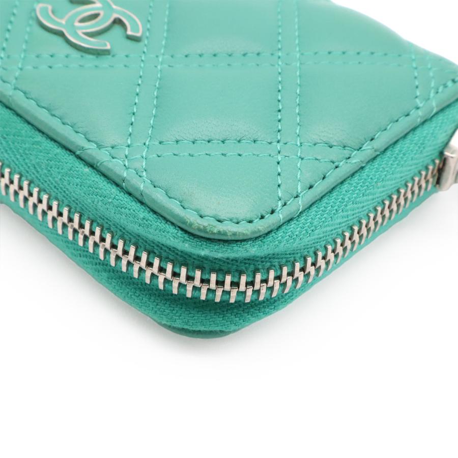 CHANEL シャネル マトラッセ ココマーク ジップ コインパース ラウンドファスナーコインケース 小銭入れ ラムスキン レザー | CHANEL | 02