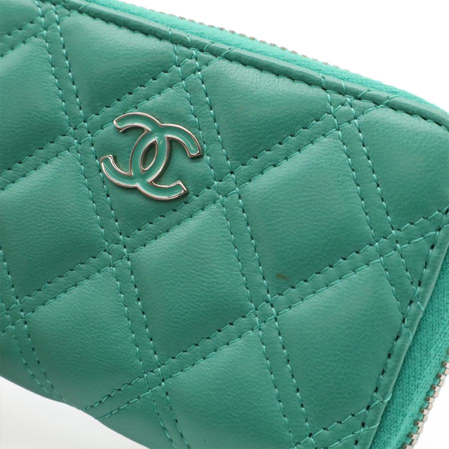 CHANEL シャネル マトラッセ ココマーク ジップ コインパース ラウンドファスナーコインケース 小銭入れ ラムスキン レザー | CHANEL | 05