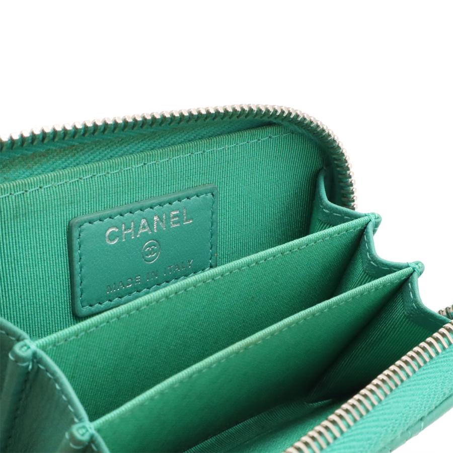 CHANEL シャネル マトラッセ ココマーク ジップ コインパース ラウンドファスナーコインケース 小銭入れ ラムスキン レザー | CHANEL | 06
