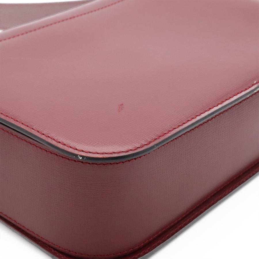 Cartier カルティエ マストライン マスト ドゥ カルティエ ショルダーバッグ ワンショルダー セミショルダー レザー ボルドー 赤 | Cartier | 02