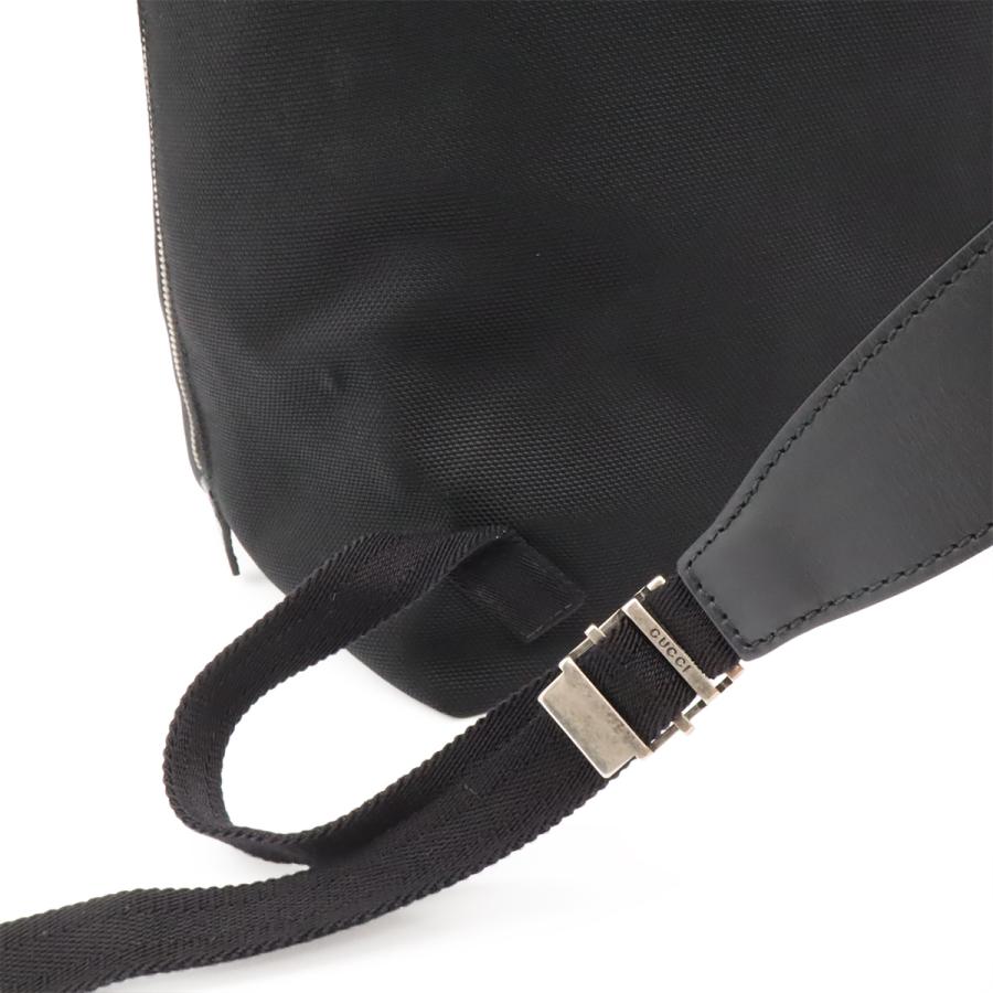 GUCCI グッチ バンド テクノキャンバス ウェブライン シェリー バックパック リュックサック レザー ブラック 黒 グリーン レッド 337075 | GUCCI | 04