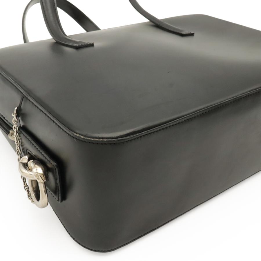 Cartier カルティエ パンテール ハンドバッグ トートバッグ レザー ブラック 黒 シルバー金具 | Cartier | 02