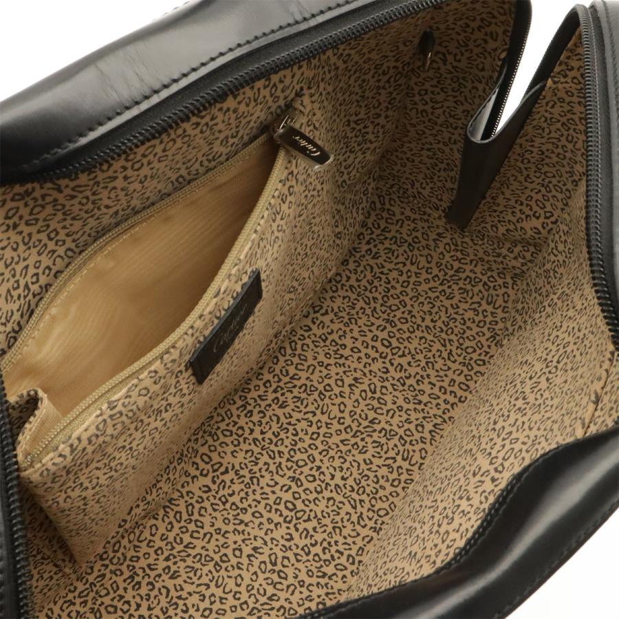 Cartier カルティエ パンテール ハンドバッグ トートバッグ レザー ブラック 黒 シルバー金具 | Cartier | 07