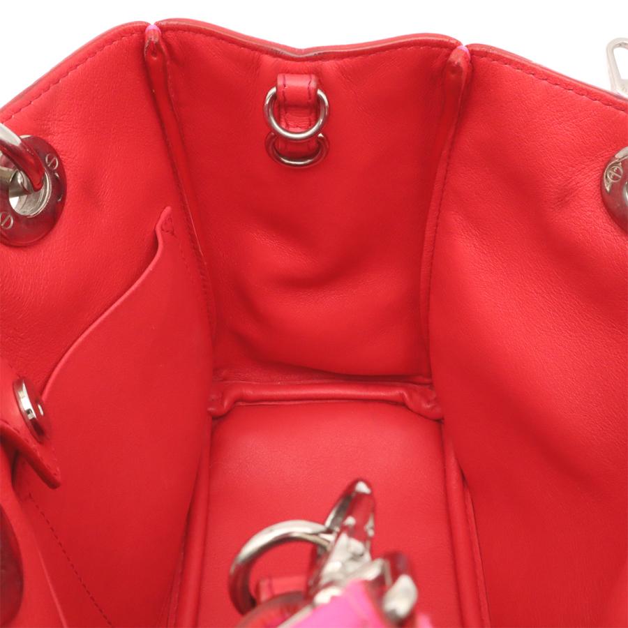 Christian Dior クリスチャン ディオール ディオリッシモ ミニ ハンドバッグ 2WAY ショルダーバッグ 斜め掛け レザー ピンク | Christian Dior | 07