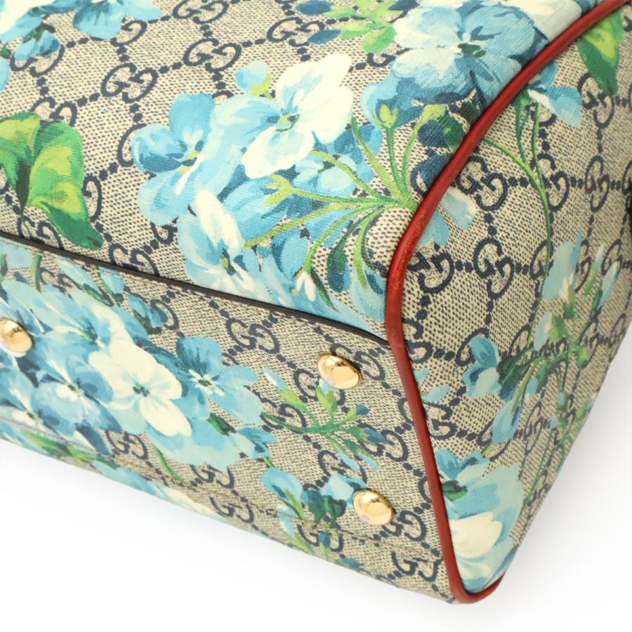 GUCCI グッチ GGブルームス GGスプリーム ハンドバッグ ミニボストンバッグ 2WAY ショルダーバッグ PVC フラワー 花柄 ベージュ レッド | GUCCI | 02