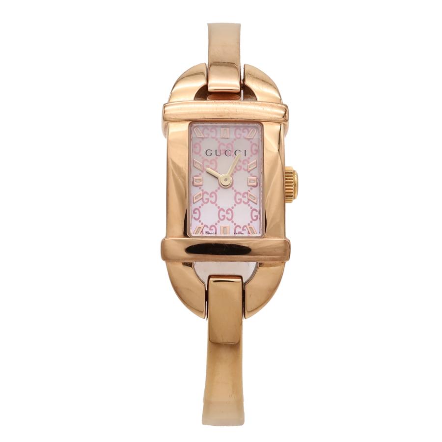 GUCCI グッチ バングルウォッチ バングル ピンクシェル文字盤 シェリーライン PGP レディース QZ クォーツ 腕時計 6800L YA068583 | GUCCI