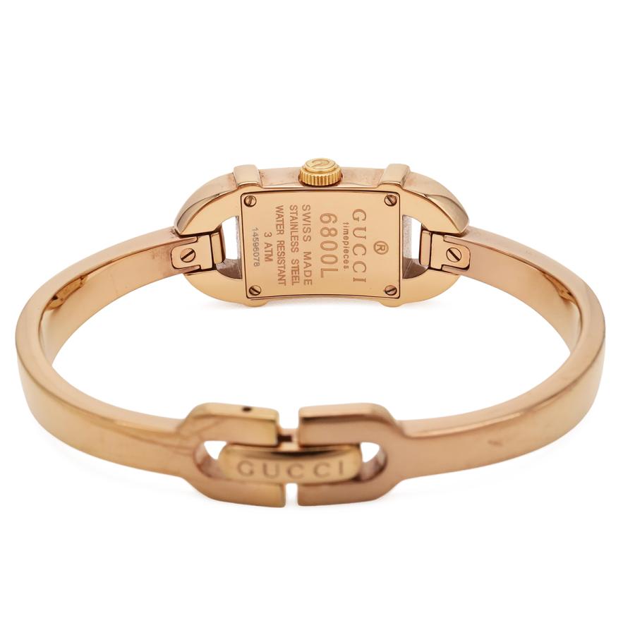 GUCCI グッチ バングルウォッチ バングル ピンクシェル文字盤 シェリーライン PGP レディース QZ クォーツ 腕時計 6800L YA068583 | GUCCI | 06