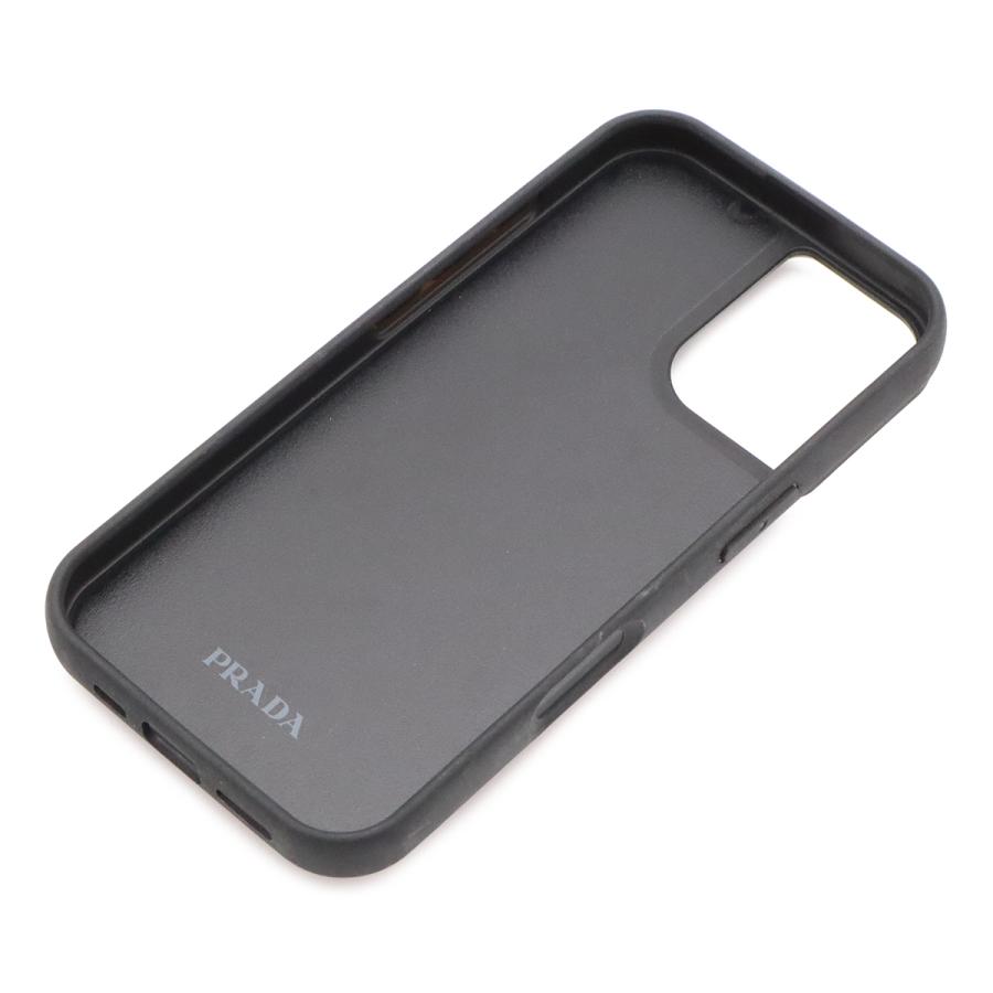 PRADA プラダ トライアングルロゴ iPhone 16用ケース スマホケース 携帯カバー サフィアーノレザー ピーチ ピンク シルバー金具 1ZH196 | PRADA | 01