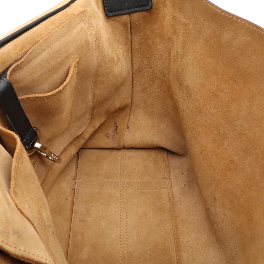 LOEWE ロエベ アナグラム ミリタリーメッセンジャーバッグ ショルダーバッグ キャンバス レザー ブラック 黒 シルバー金具 | LOEWE | 07