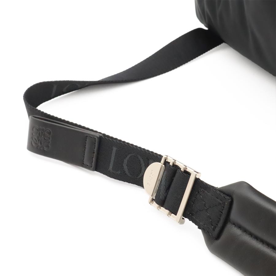 LOEWE ロエベ コンバーチブル バックパック スモール リュックサック ショルダーバッグ ナイロン レザー ブラック 黒 シルバー金具 | LOEWE | 04