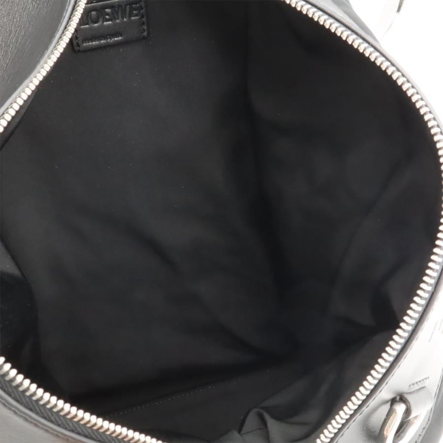 LOEWE ロエベ コンバーチブル バックパック スモール リュックサック ショルダーバッグ ナイロン レザー ブラック 黒 シルバー金具 | LOEWE | 06
