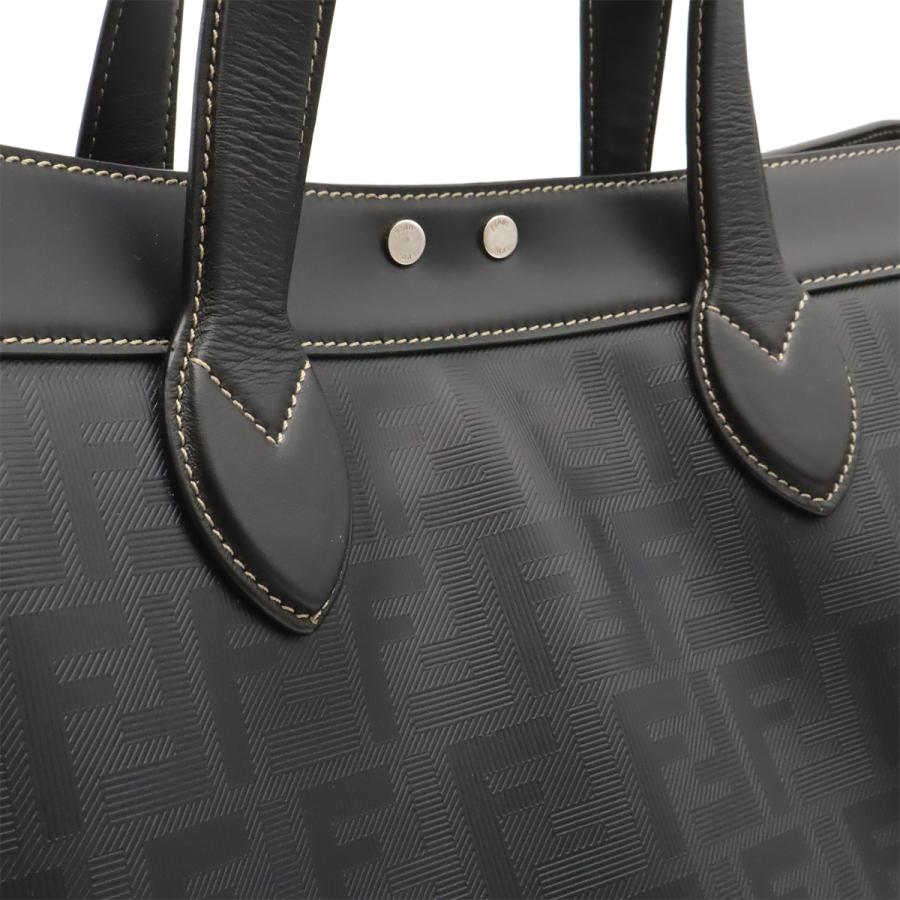 FENDI フェンディ ピーカブー アイシーユー フォーティー8 トートバッグ ラージトート レザー ブラック シルバー金具 ショルダー | FENDI | 06