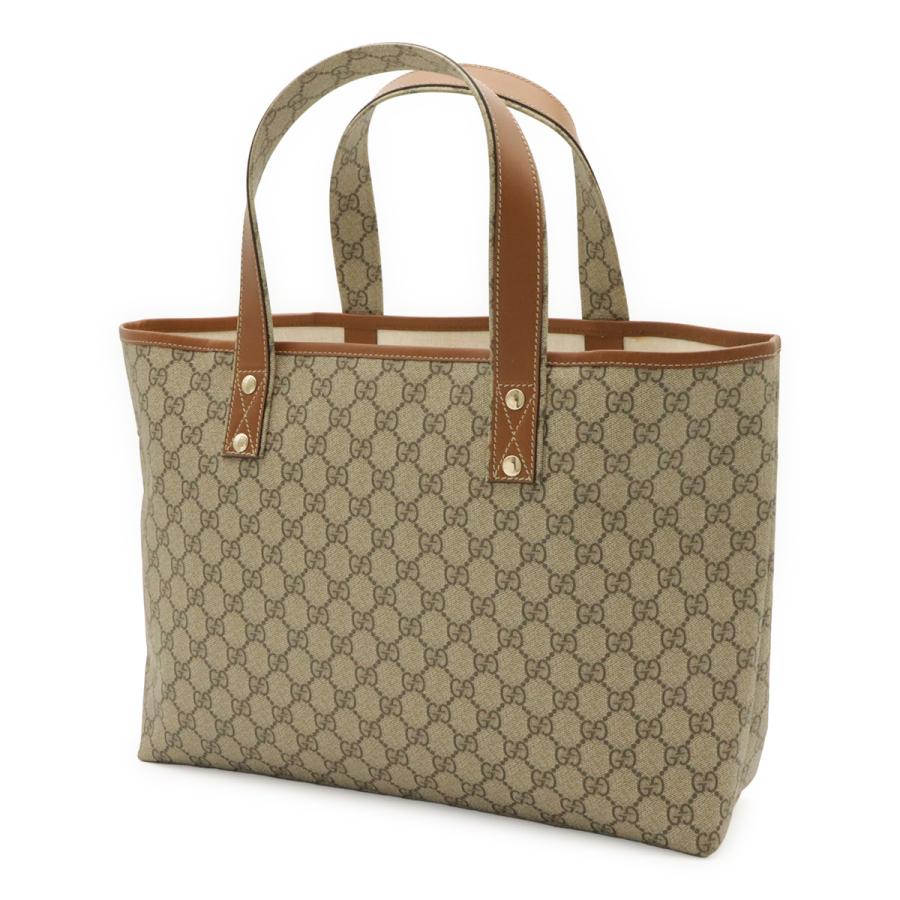 GUCCI グッチ GGスプリーム GGプラス シェリーライン ニューセレリア トートバッグ ショルダーバッグ PVC レザー ベージュ ブラウン 茶 | GUCCI | 01